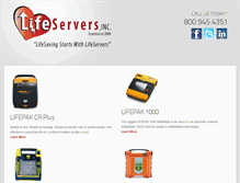 Tablet Screenshot of lifeservers.com